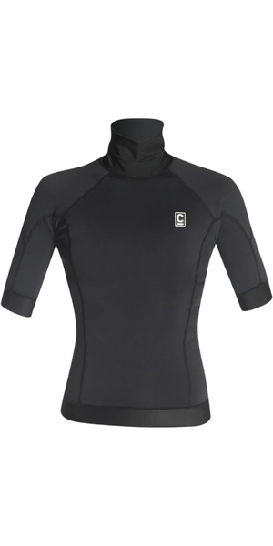 2026 C-Skins Womens Thermal Skins Short Sleeve Vest C-HDISSW - Black